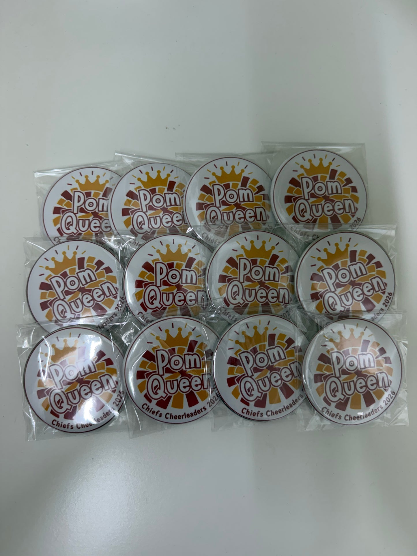 Pom Queen Button