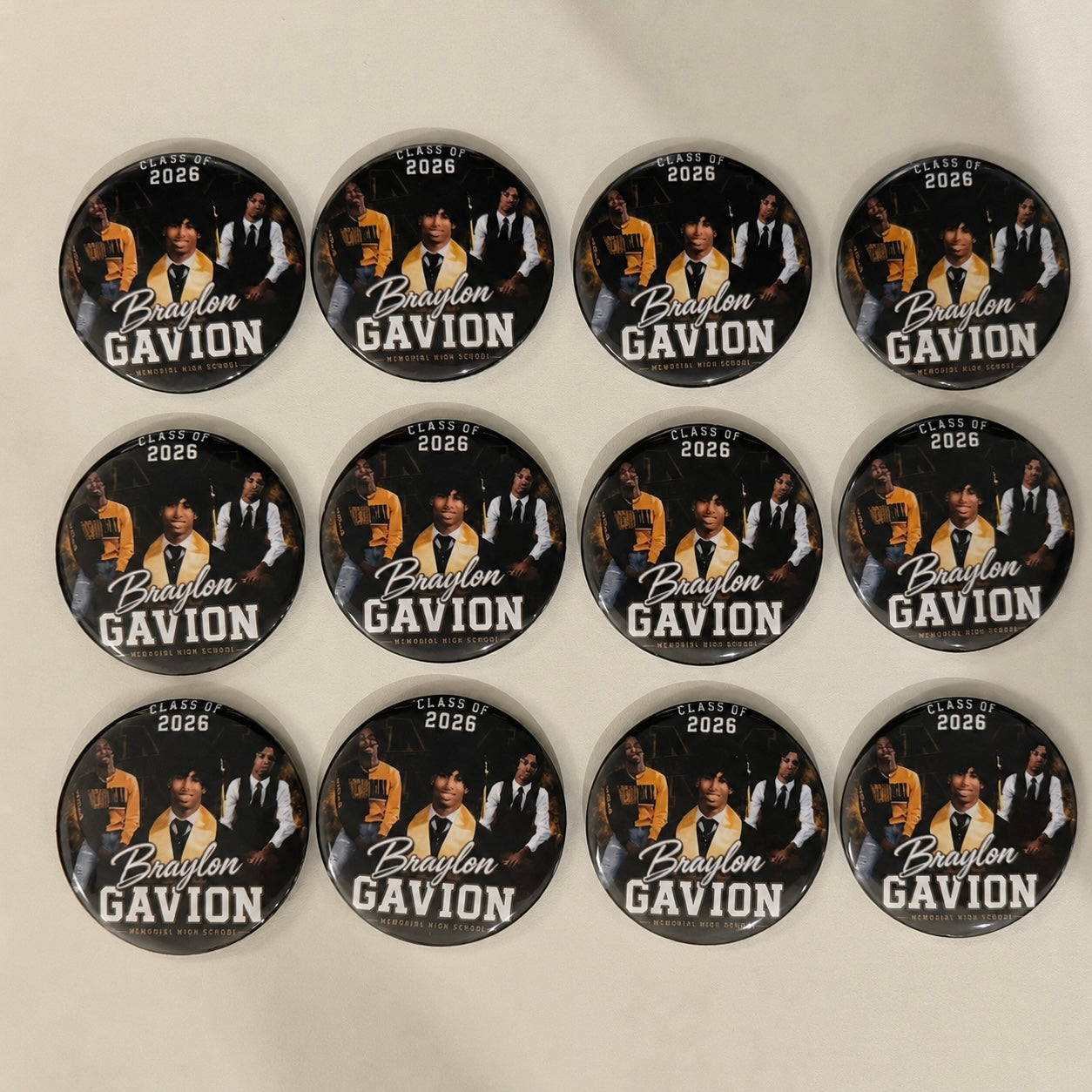 Grad Buttons
