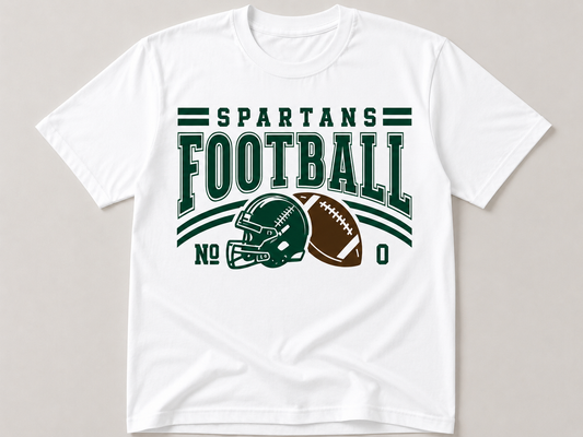 Spartans Football with #