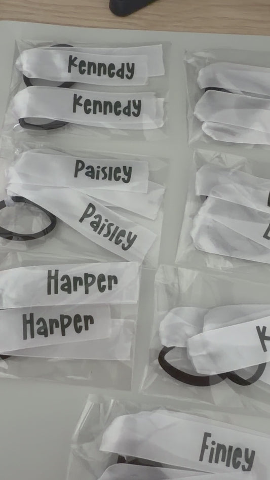 Pom Pom Name Tag